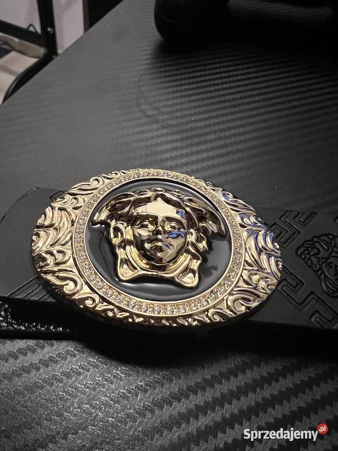 pasek czarny versace Ostrów Wielkopolski