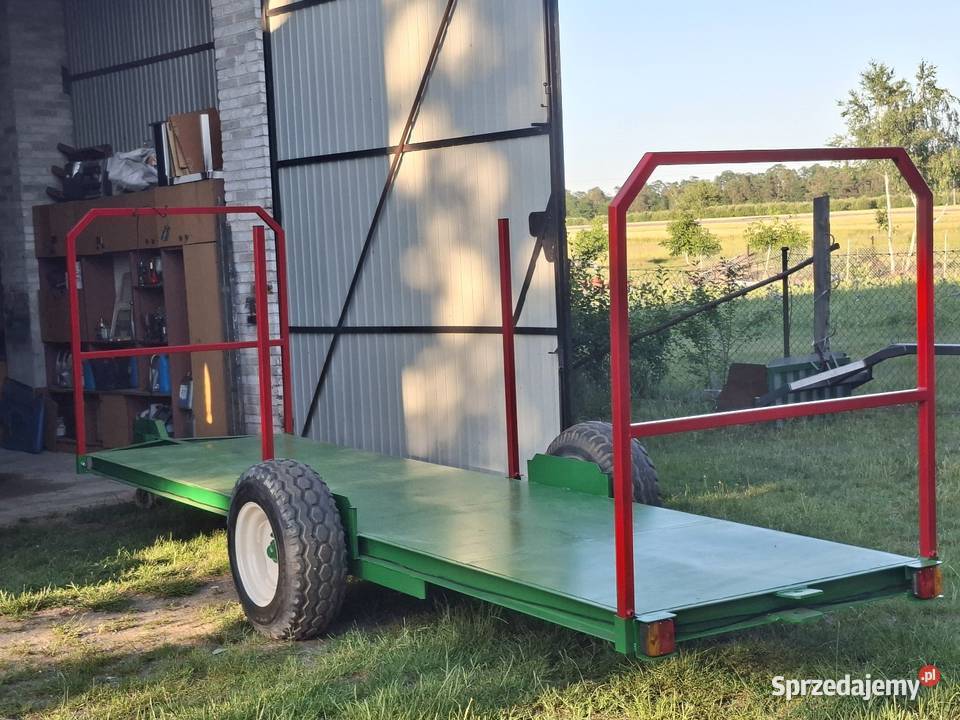 Przyczepa wózek sadownicza na 5 palet 125x510m nieuszkodzony Tarłów