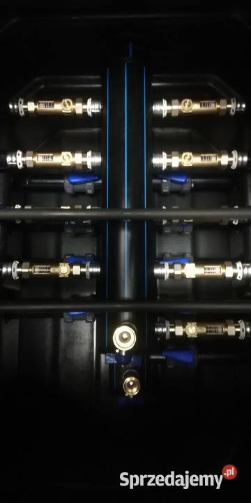 Studzienka OPTIMUM 9 sekcji z rotametrami i Hydraulika i armatura