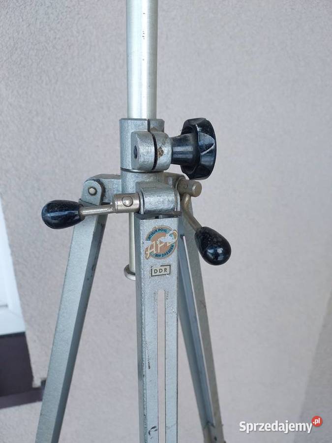 Stary solidny statyw fotograficzny stalowy pomorskie