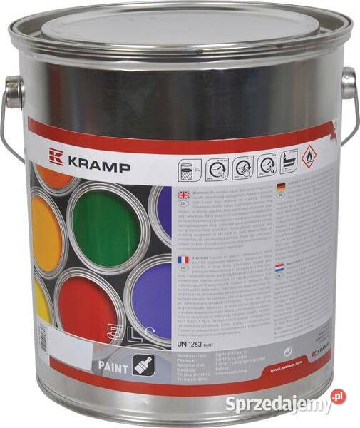 Lakier do maszyn RAL 9006 srebrny aluminiowy 5 l Kamionna