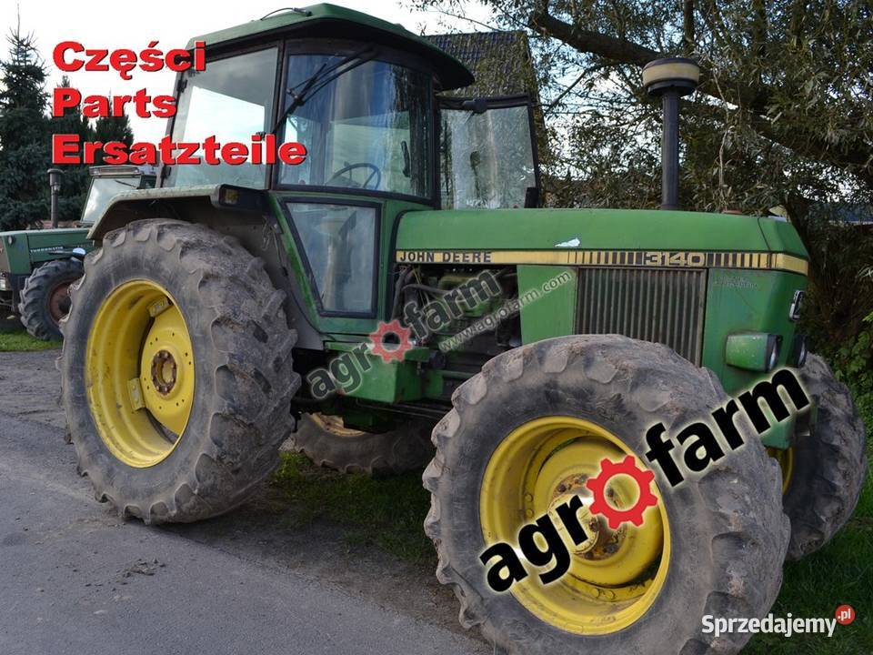 John Deere 3140 części skrzynia biegów silnik Byków