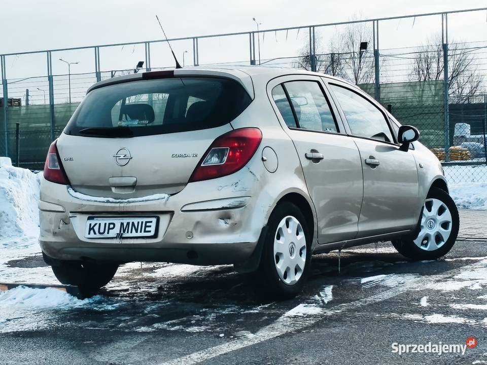 Opel Corsa D 12 B Ekonomiczny 2010 LPG Zamiana welurowa tapicerka Corsa mazowieckie Warszawa
