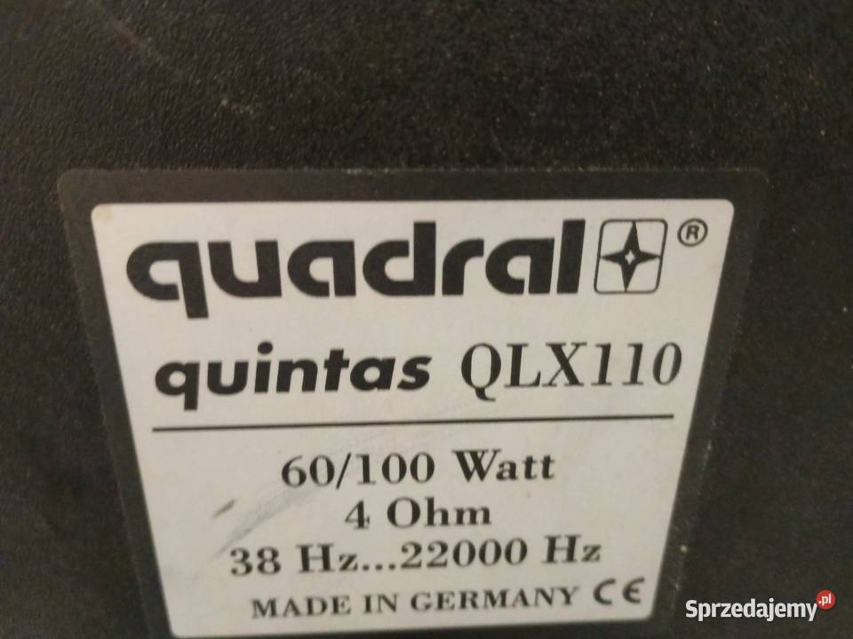 Kolumny Quadral QLX110 Elektronika Lubin