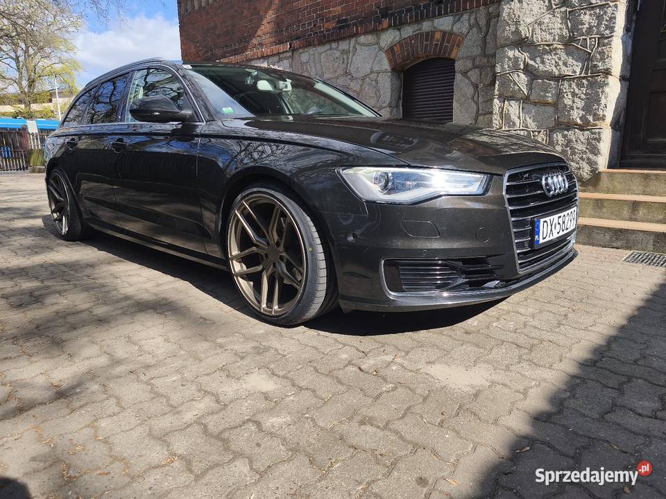 Audi A6 C7 ABT 1 właściciel manual sprowadzona brązowy Wrocław
