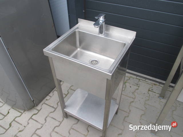 Zlew Gastronomiczny 1 Komorowy Z Półką 454085 Ostrów Wielkopolski