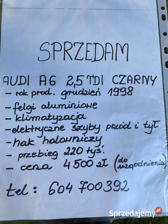 Audi A6 25 TDI śląskie