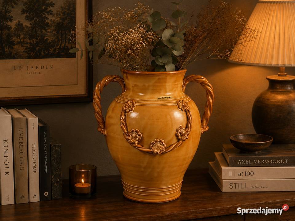 Wazon Ceramiczny Ręcznie Wykonany Poddębice sprzedam