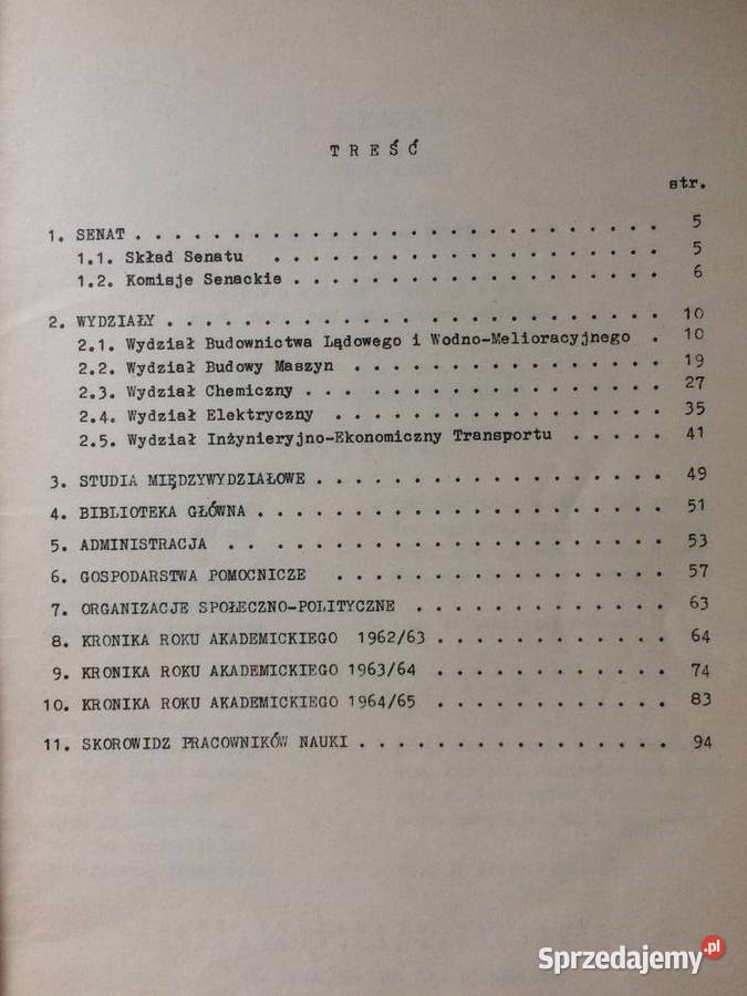 3284 Politechnika Szczecińska Skład Wykłady