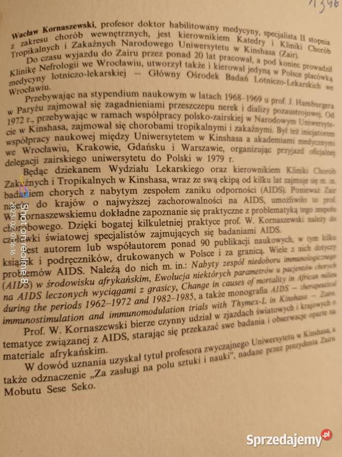 AIDS Skotnicki książki unikatowy egzemplarz mazowieckie