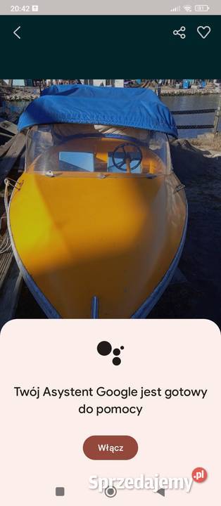 Rower wodny 4115m motorówka z bimini Słupsk