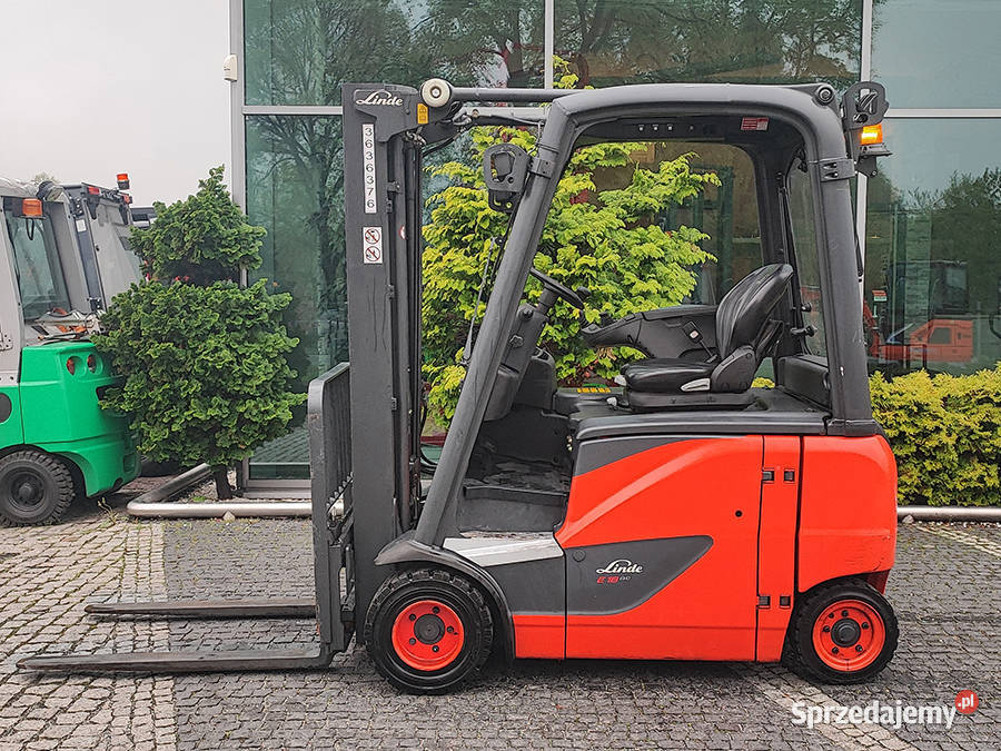 Wózek widłowy elektryczny Linde E18PH02 18 t Kęty