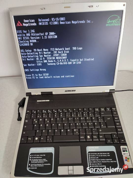 laptop Gericom Myszków