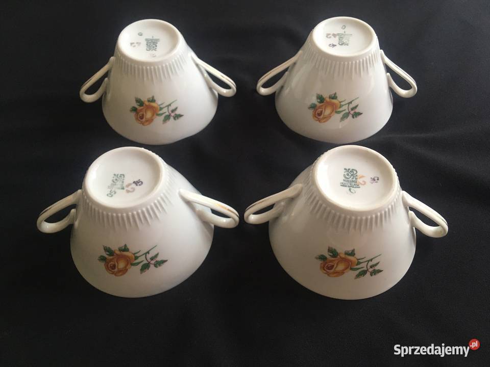 PRL bulionówki bulionówka róża Włocławek Kołobrzeg