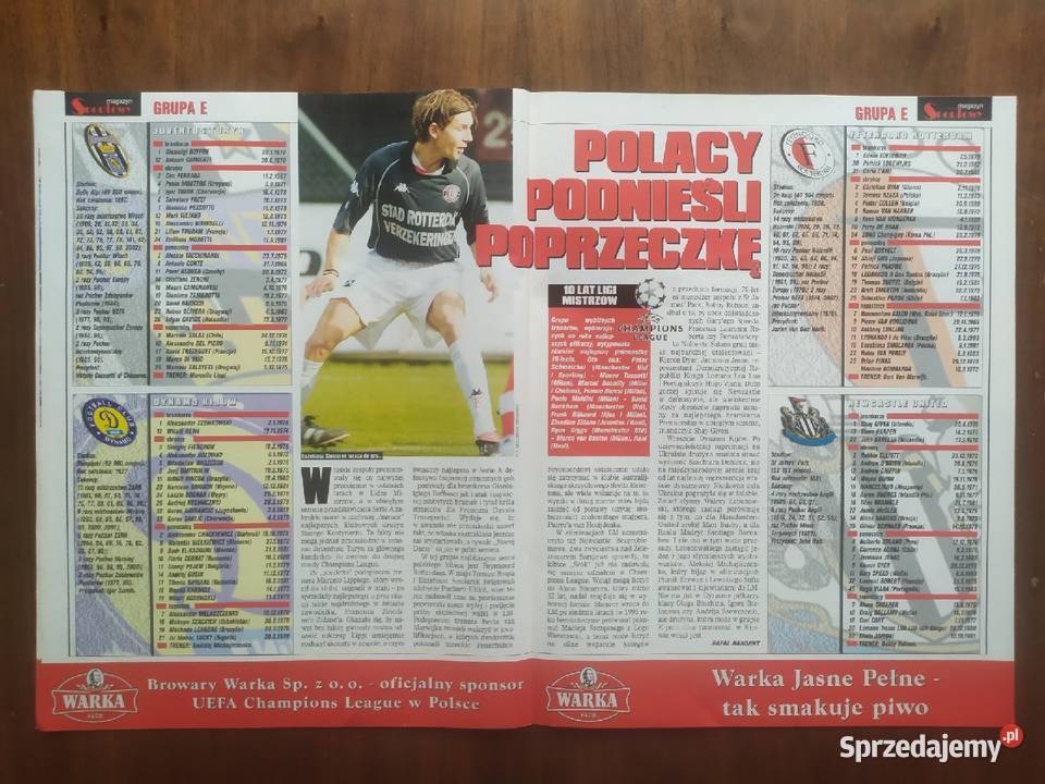 Skarb kibica liga mistrzów sezon 200203 Łódź