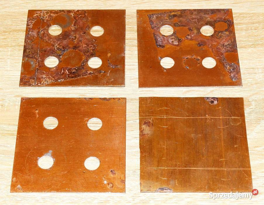 Blachy cupalowe CuAl kupalowe bimetalowe 80x80 Gliwice
