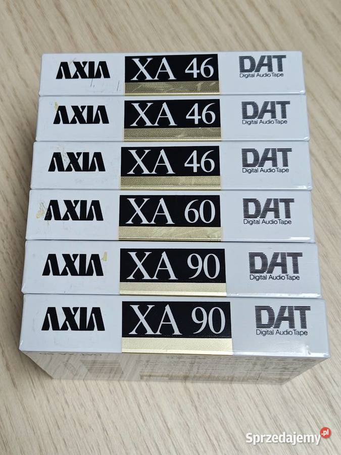 Kasety DAT firmy AXIA produkcja FUJI nowa folia śląskie Świerklany