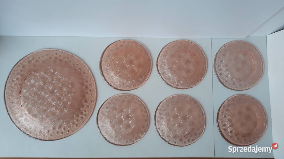 Zestaw 61 talerzyki talerz Stokrotki Primavera Dąbrowa Górnicza