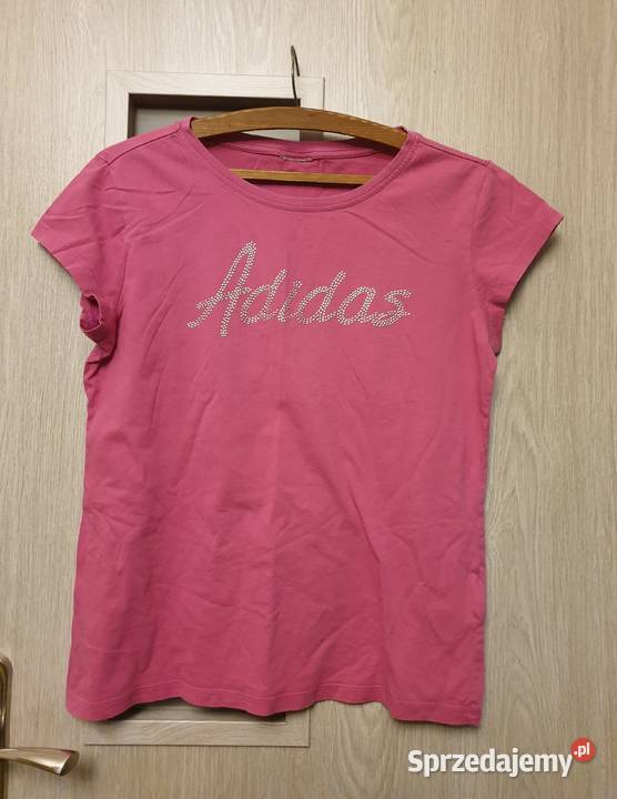 Różowy damski podkoszulek Tshirt Adidas rozmiar Kraków sprzedam