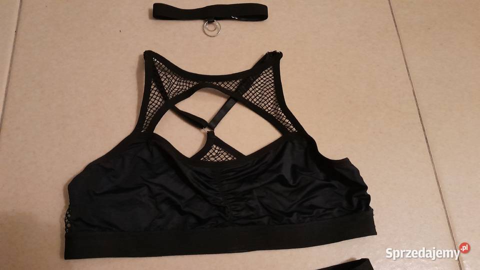 komplet zestaw strój pole dance czarny mazowieckie Warszawa