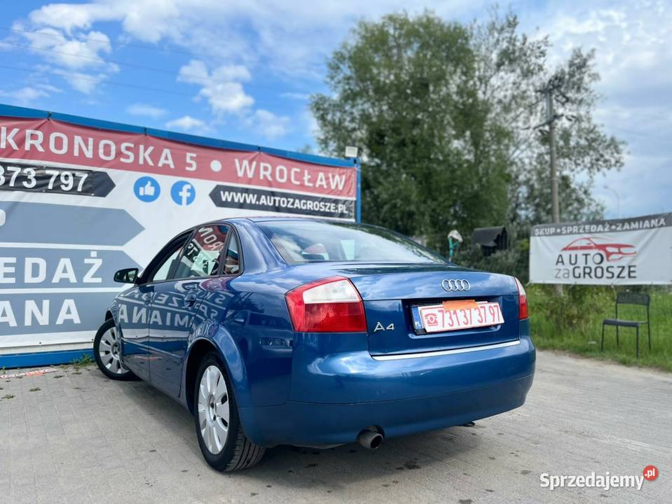 Audi A4B6 16 Benzyna Alufelgi Klima Zadbany Wrocław