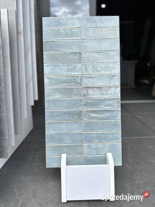 GAYAFORES Deco Artis Green Cegiełka Błyszcząca Płytki i fugi Opoczno