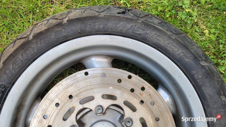 felga tylnia z tarcza hamulowa opona MALAGUTI Układ hamulcowy Piła