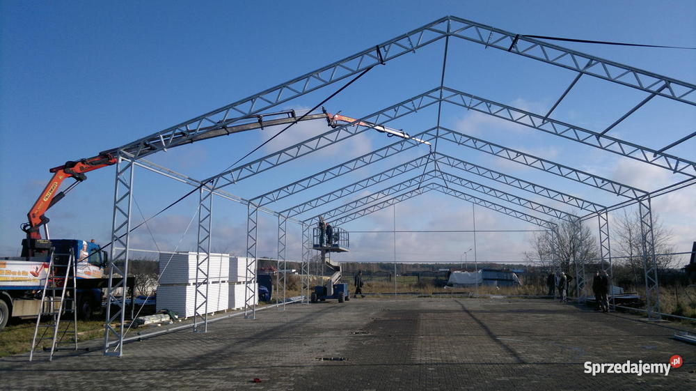 Hale namiotowe 20 x 50 x 4 m Nowe Iganie