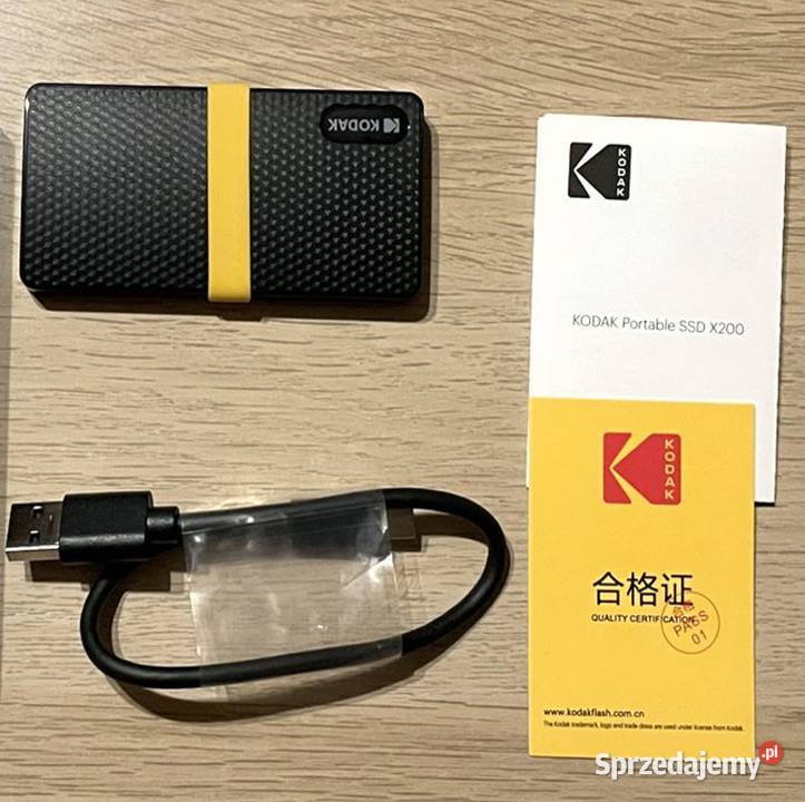 Dysk przenośny SSD Kodak X200 2TB USBC Komputery i Akcesoria Białystok