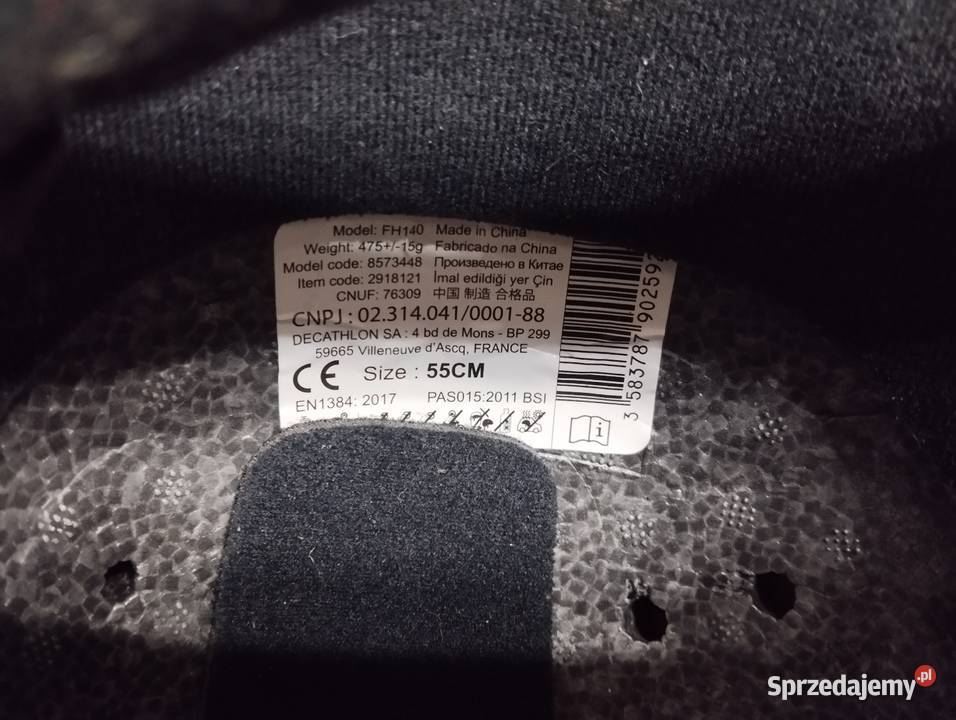 Kask jeździecki FOUGANZE Kaski i odzież