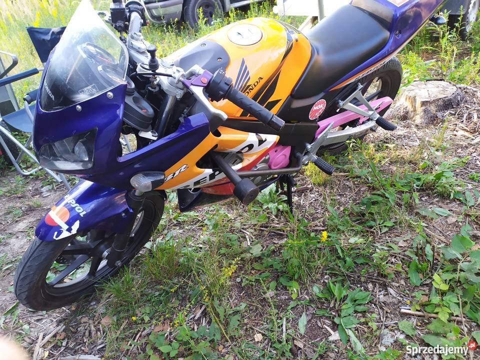 Honda cbr 125 zarejestrowana na 50