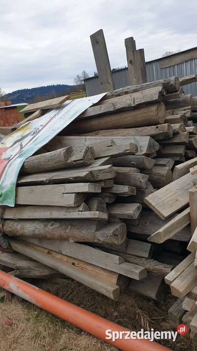 deski drewniane budowlane szalunki stemple Złącza ciesielskie Grybów