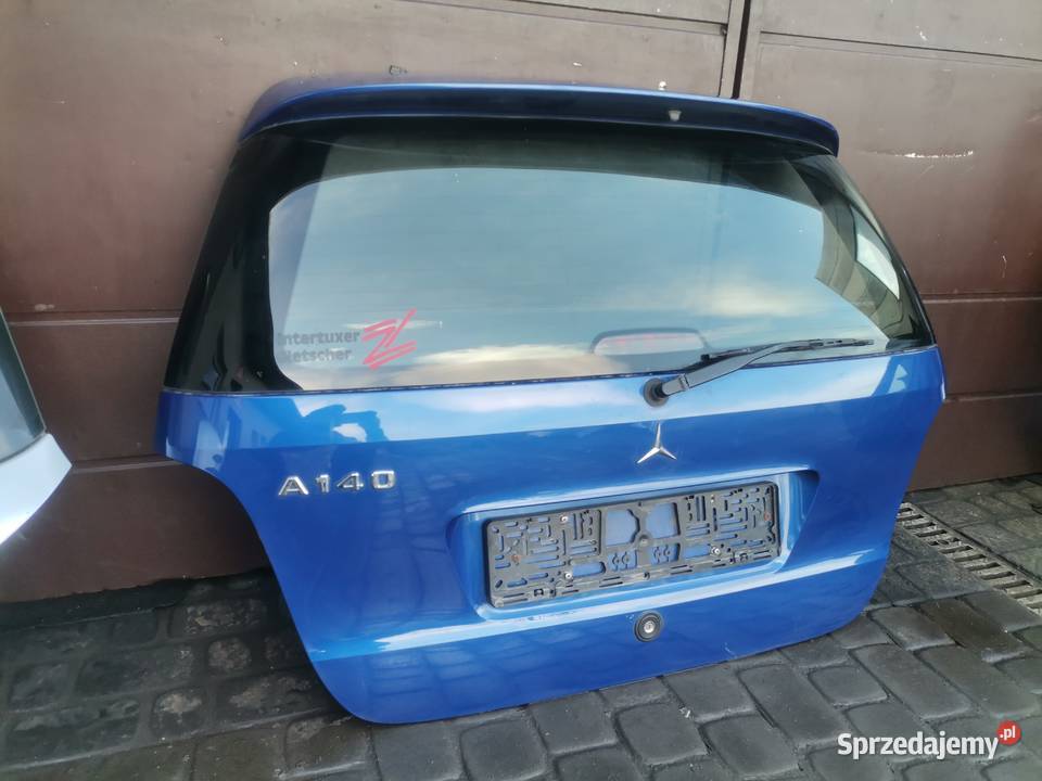 KLAPA TYLNA BAGAŻNIKA MERCEDES AKLASA W168 KOLOR Nowy Sącz sprzedam