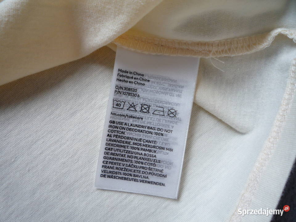Nowa HM r 134140 Waniliowa koszulka Pantera Szczecin