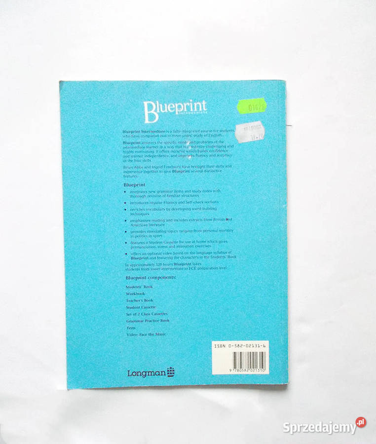 ksiązka Blueprint Intermediate longman blueprint Opole
