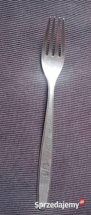 Widelec ze stali nierdzewnej Hefra z logo GS Koźminek