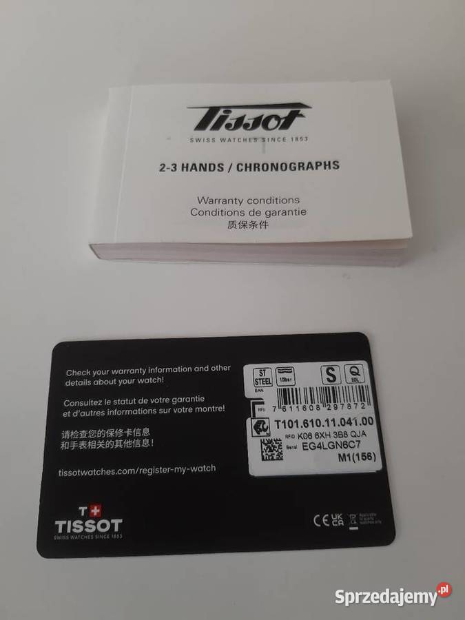 Zegarek Tissot PR 100 T1016101104100 Legnica