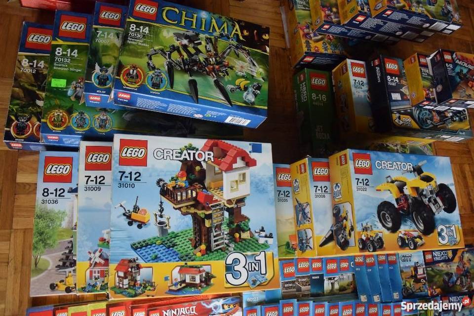 LEGO PUDEŁKA INSTRUKCJE 11City Chima Ninjago Łódź sprzedam
