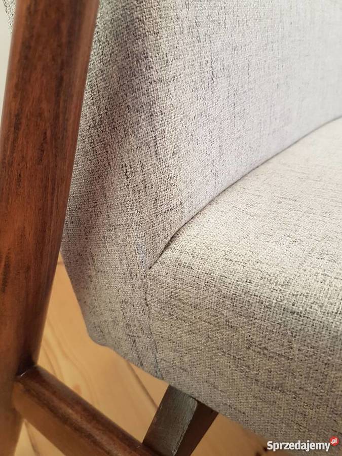 Fotel PRL liski autor Hanna Lis lata 6070 68cm