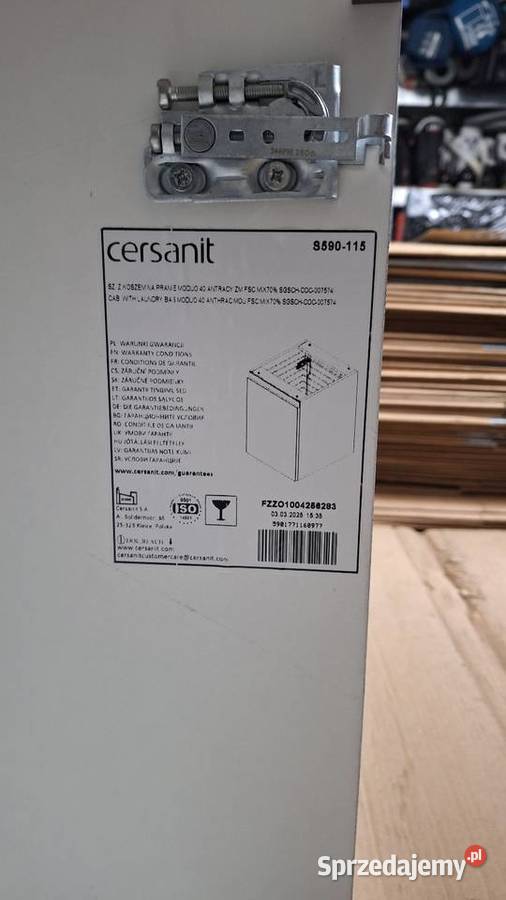 Szafka łazienkowa wisząca na pranie Cersanit małopolskie Kraków