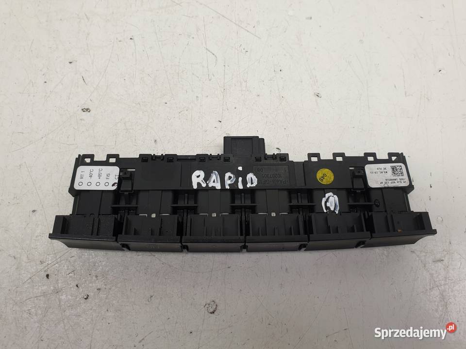 Skoda Rapid PANEL STEROWANIA Przycisk osobowe Panele sterowania, przełączniki lubelskie Rudka