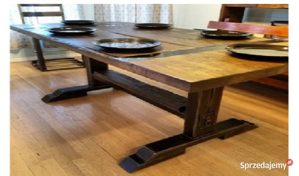 Meble industrialneŁawoStół rozkładany loft160250 Warszawa sprzedam