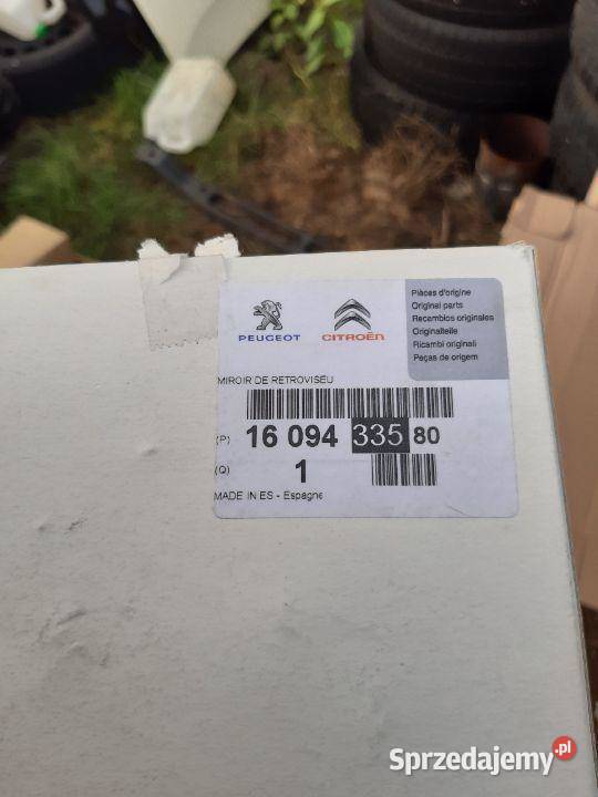 wkład Szkło lusterka prawy CITROEN C4 II