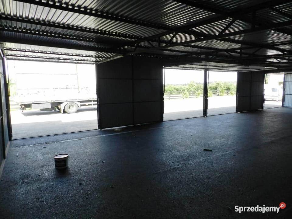 Blaszana montowana hala 188 m zielona Kraków sprzedam