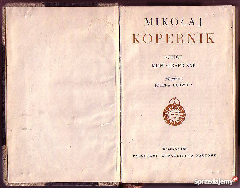 7912 MIKOŁAJ KOPERNIK SZKICE MONOGRAFICZNE POD Czyrna