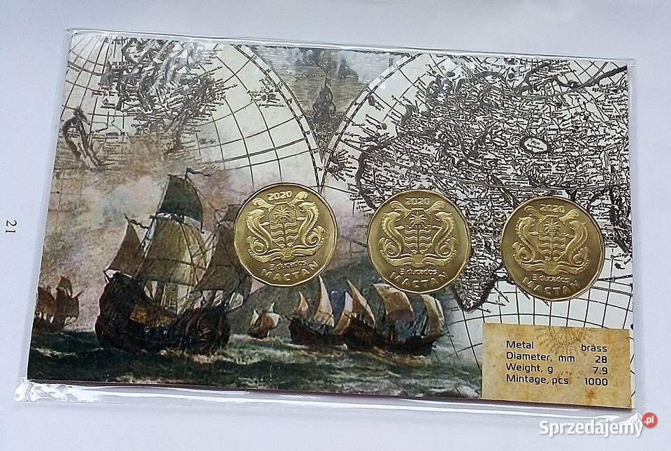 MACTANZESTAW3 MONET3 DUCADOS2020 rMAGALLANES Numizmatyka Legionowo sprzedam