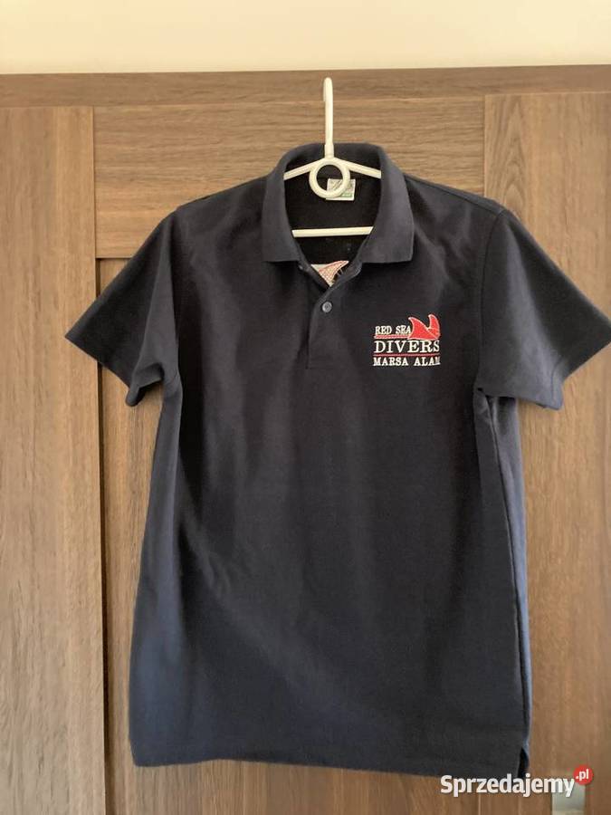 Granatowy Tshirt Nurkowy Polo Red Sea Divers Elbląg