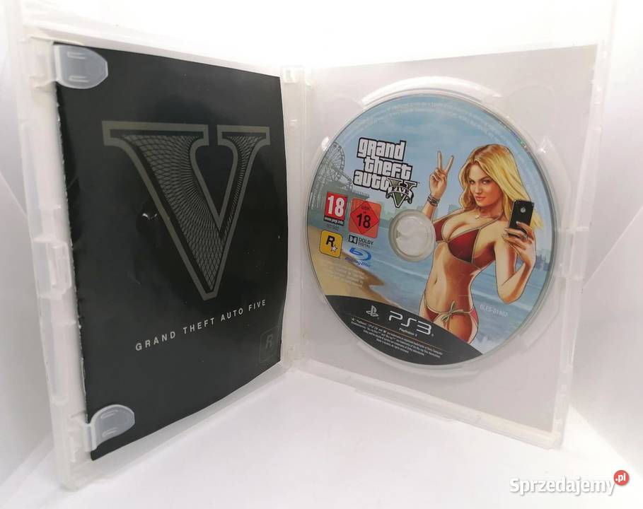 Gra 3 GTA 5 Sony Playstation 3 Elbląg sprzedam