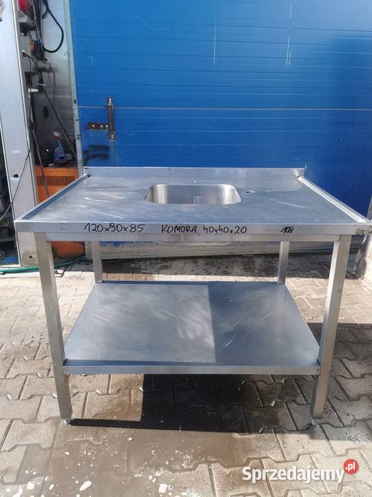 Zlew 1 komora 120x90x85 kom 40x40x20 108 Krotoszyn