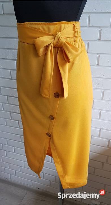 Damska spódnica ołówkowa musztardowa TXM 42XL Chrzanów